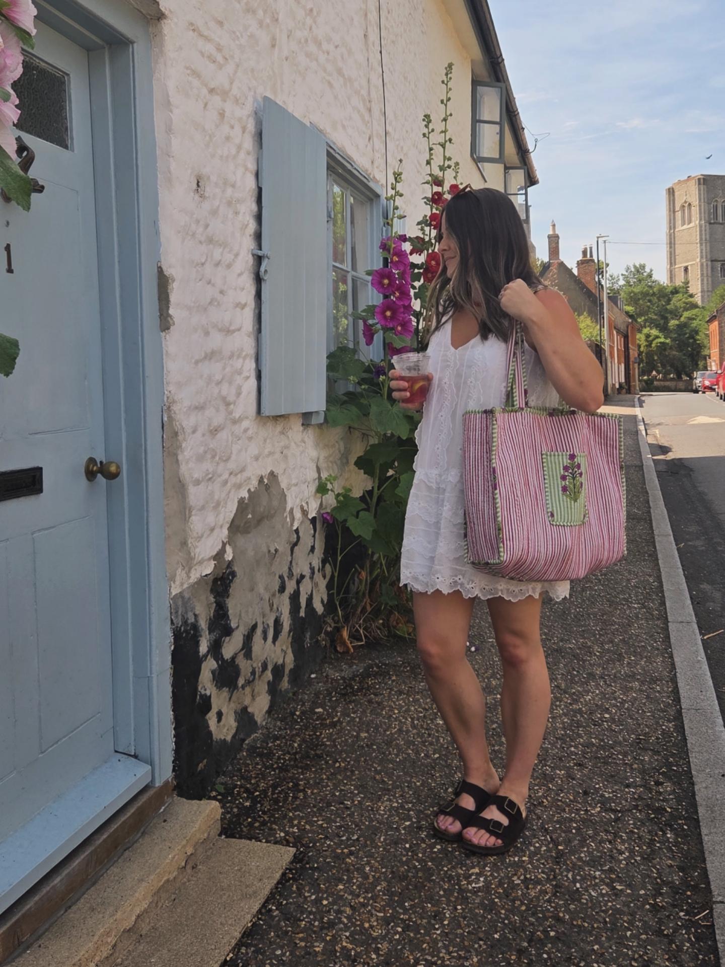 Spring Reversible Bag Set