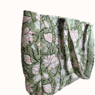 Sage Green Reversible Bag Set