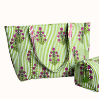 Spring Reversible Bag Set