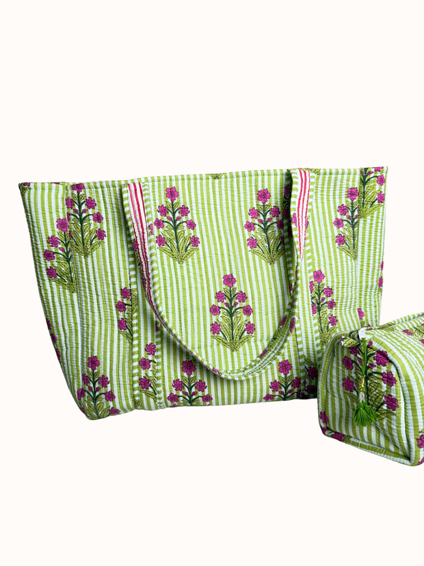 Spring Reversible Bag Set