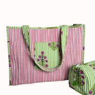 Spring Reversible Bag Set