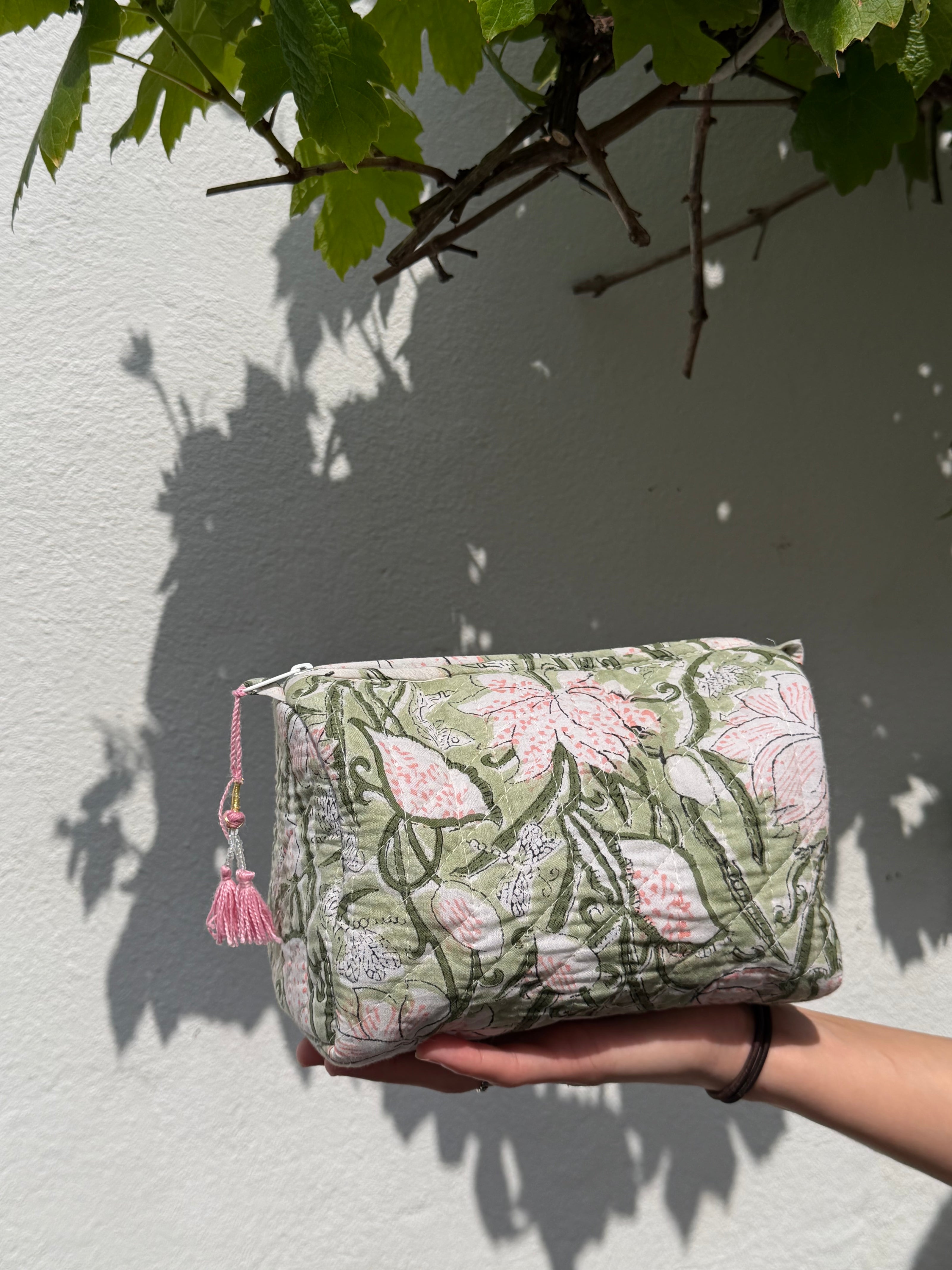 Sage Green Reversible Bag Set