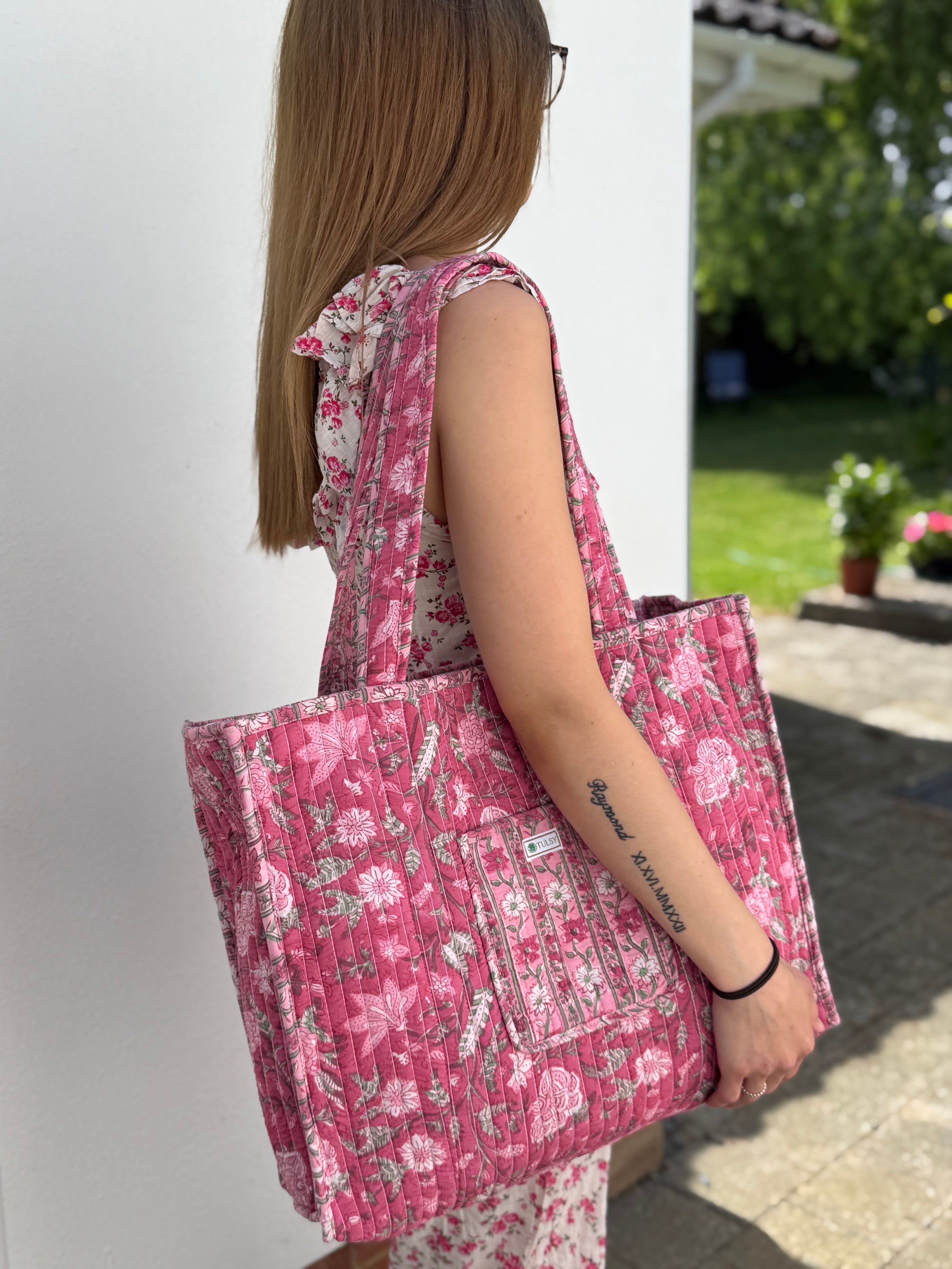 Daisy Reversible Bag Set