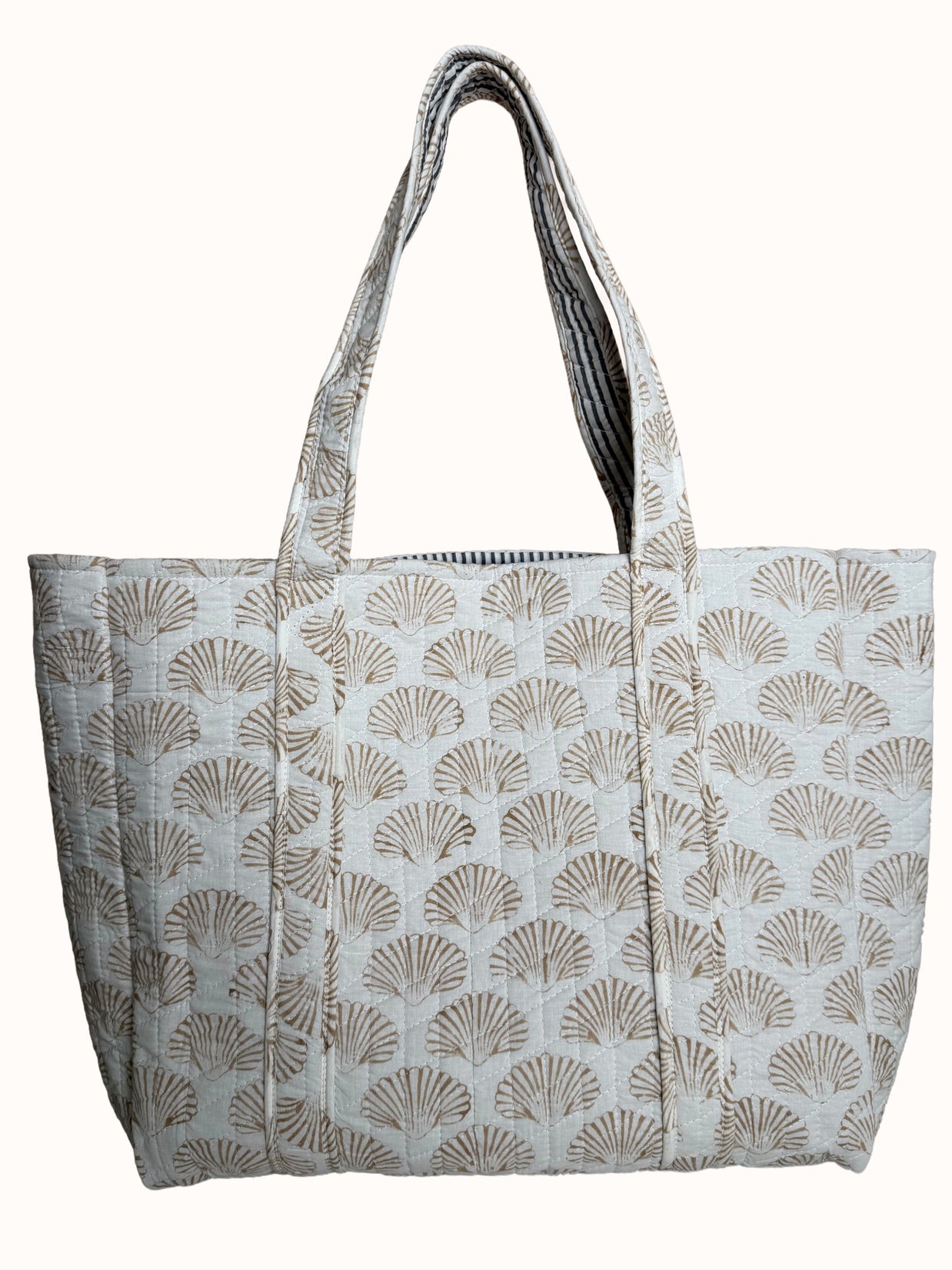 Shell Print Reversible Bag Set