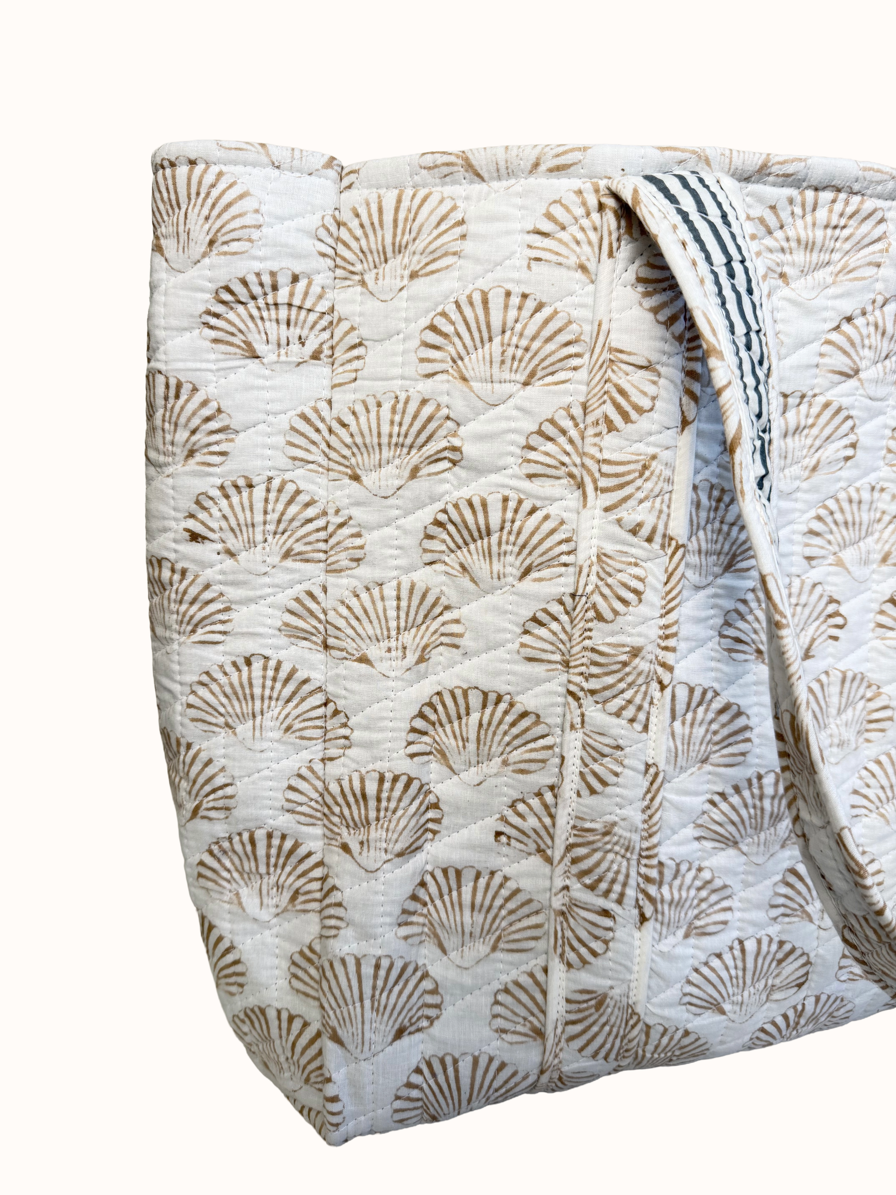 Shell Print Reversible Bag Set
