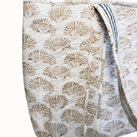 Shell Print Reversible Bag Set