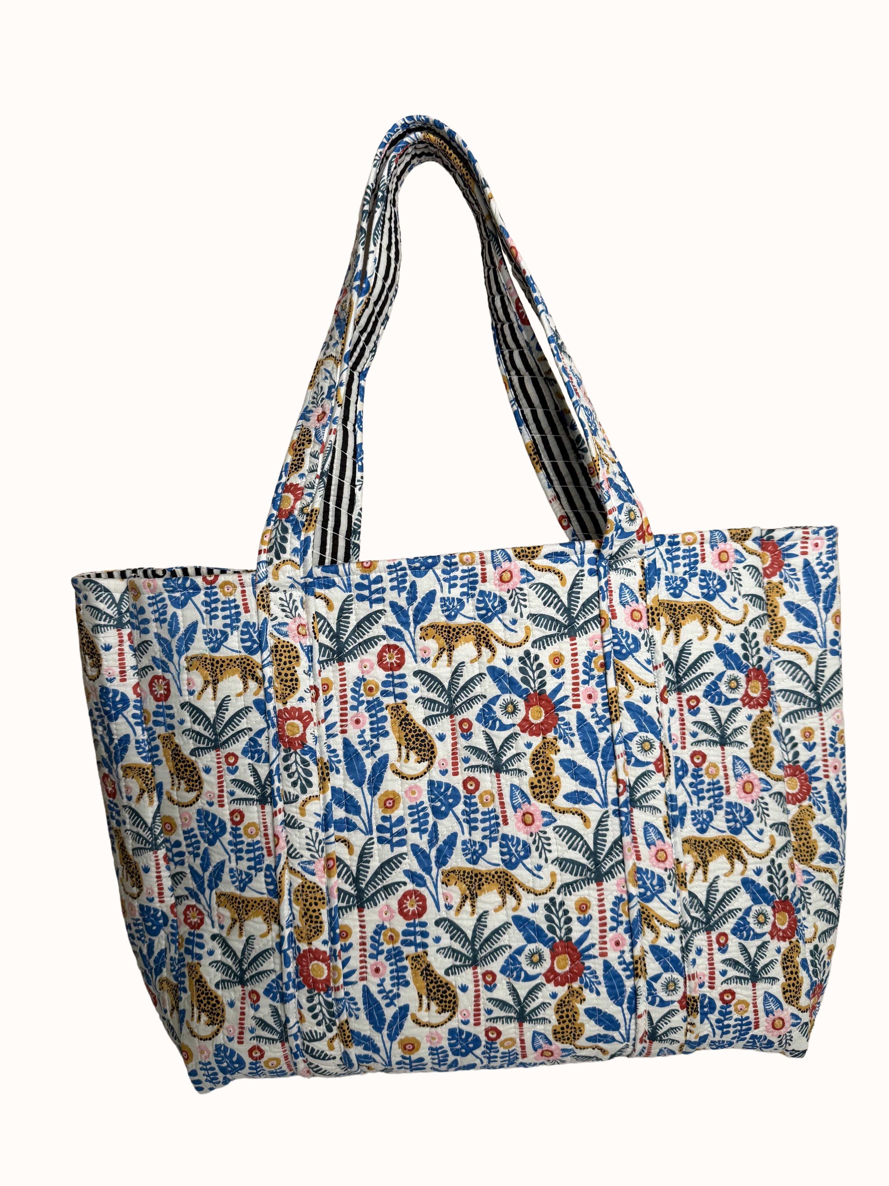 Jungle Print Reversible Bag Set